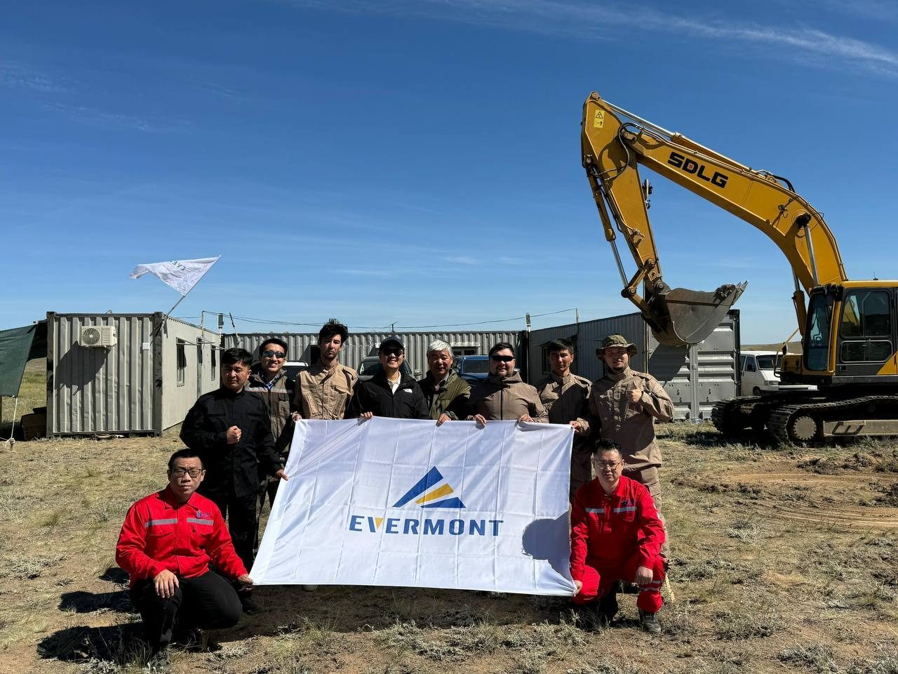 Evermont team field visit at Akshily site