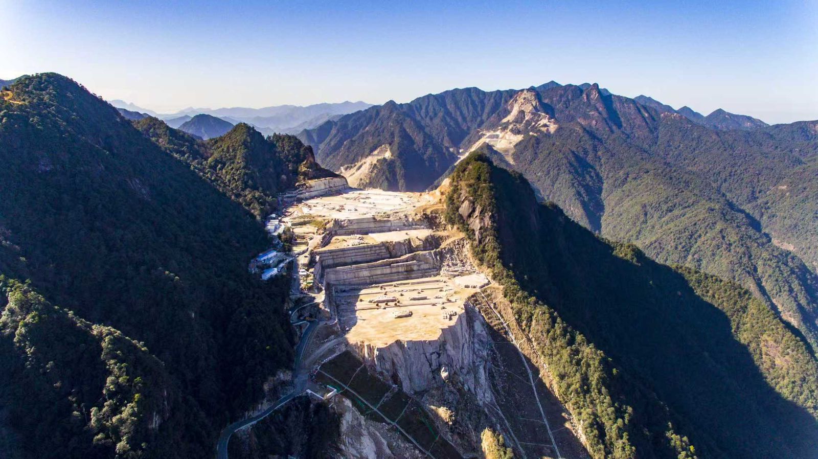 Quarry operations in China